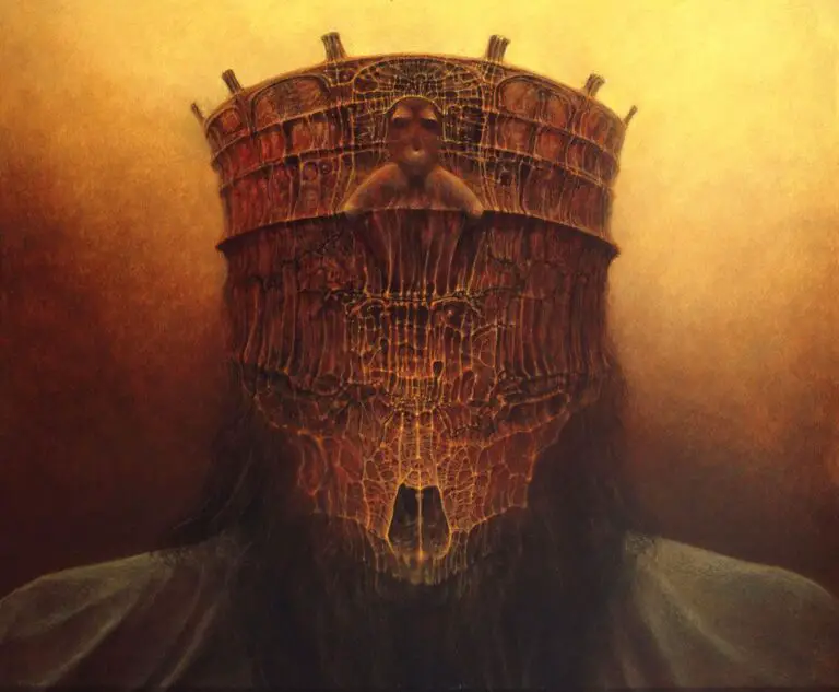 the Enigmatic Artistry of Zdzisław Beksiński: Exploring his Unique Art Style and Technique